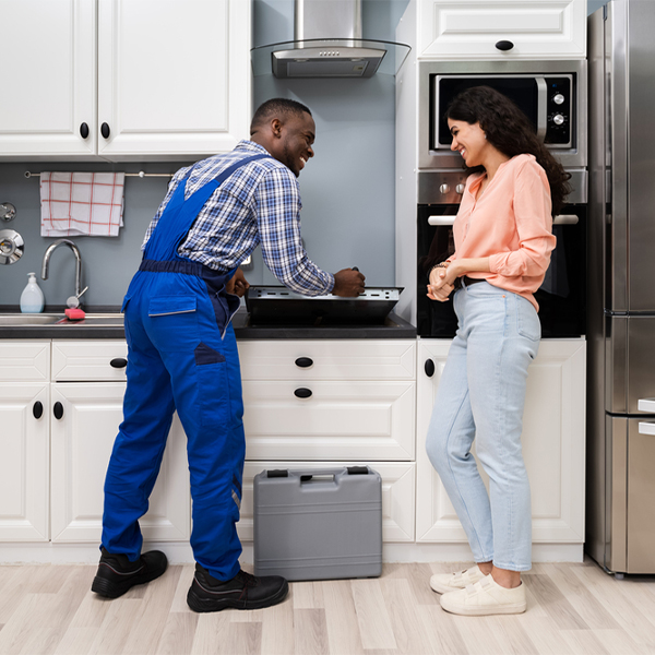 can you provide an estimate for cooktop repair before beginning any work in Gu-Win